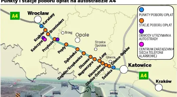 Jak płacić za autostradę A4 Gliwice Wrocław? Aktualne informacje o opłatach