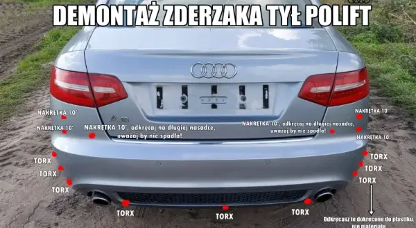 Jak zdjąć zderzak audi a6 c6 - proste kroki i cenne wskazówki
