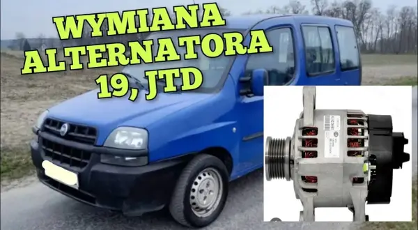 Jak wyjąć alternator Fiat Doblo 1.9 JTD - uniknij kosztownych błędów